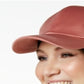 Collection Women's Satin Baseball Cap Pink Size Regular
