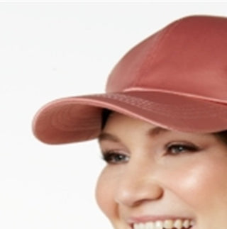 Collection Women's Satin Baseball Cap Pink Size Regular
