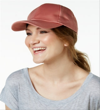 Collection Women's Satin Baseball Cap Pink Size Regular