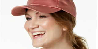 Collection Women's Satin Baseball Cap Pink Size Regular