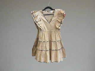 Entro - Tiered Leopard Mini Dress