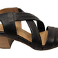 Bueno - Women's European Leather Mid Heel Sandal