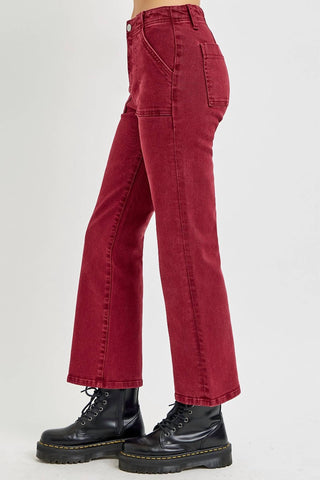 Risen - High Rise Ankle Flare Risen Jeans