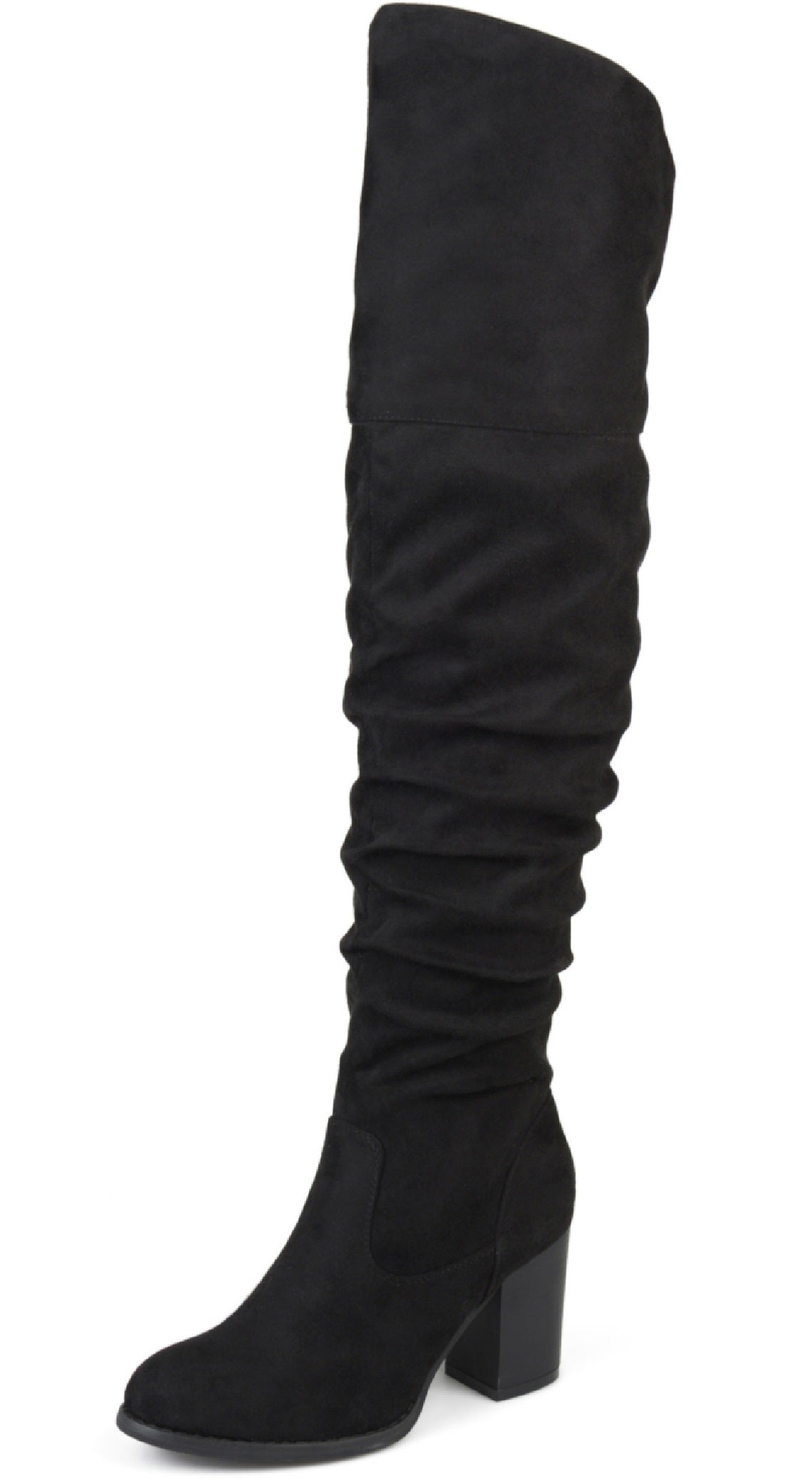 Journee Collection Women's Kaison Wide Calf Boots Black Size 8.5M