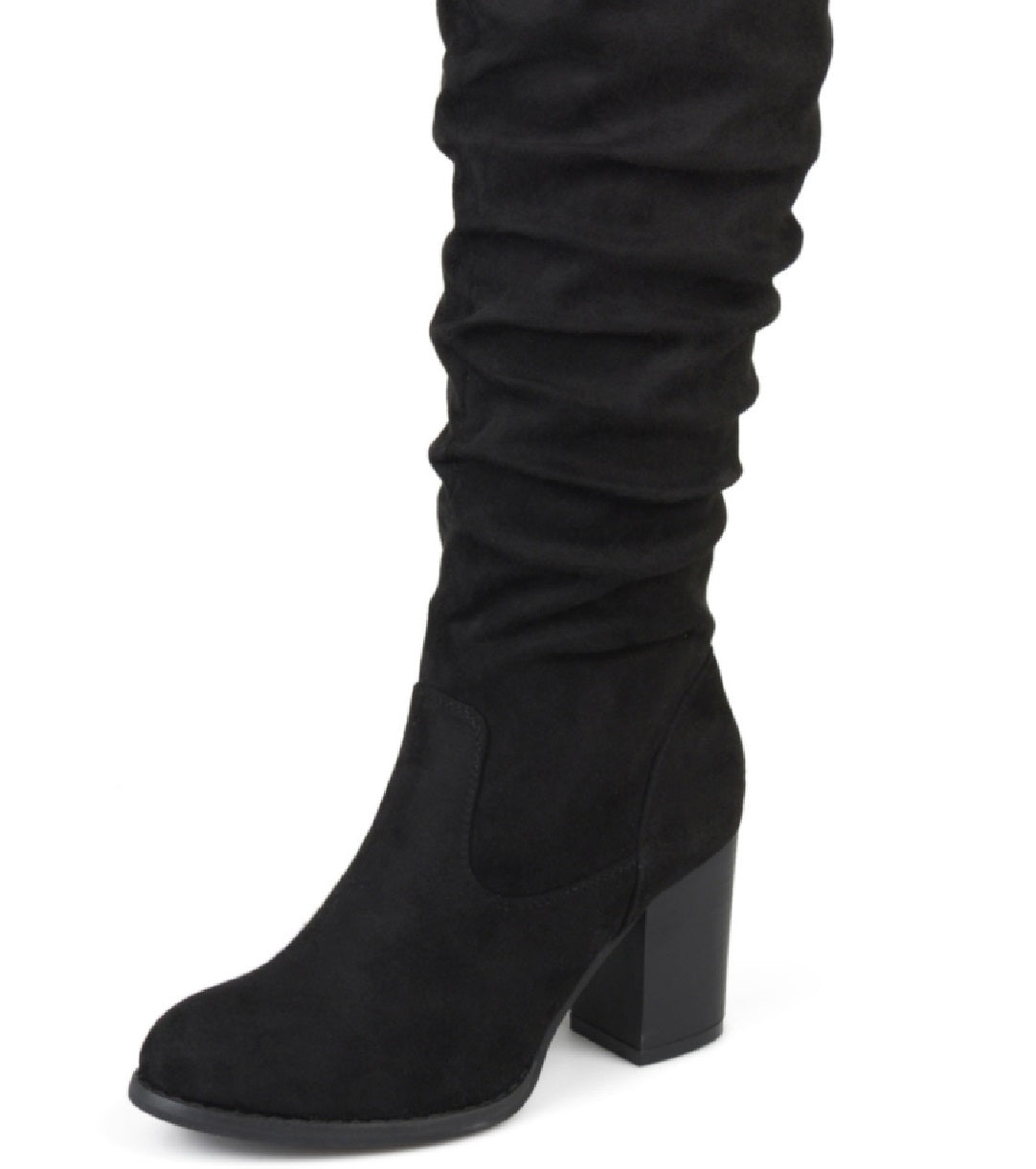 Journee Collection Women's Kaison Wide Calf Boots Black Size 8.5M