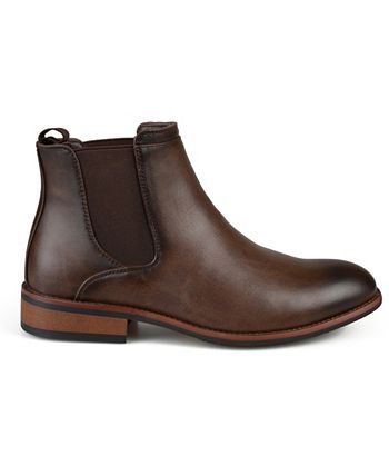 Vance Co. Men's Landon Dress Boot Shoes Brown Size 10 M