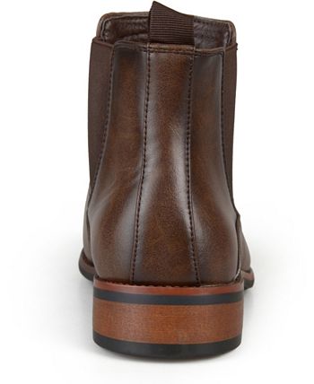 Vance Co. Men's Landon Dress Boot Shoes Brown Size 10 M