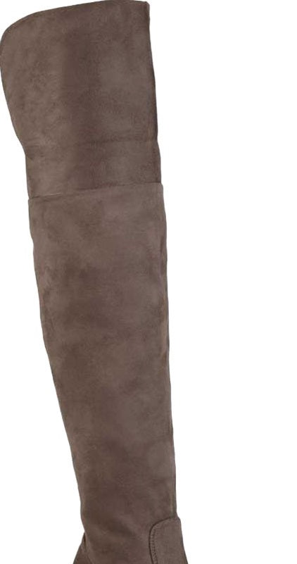 Journee Collection Women's Wide Calf Sana Boot Brown Size 11M