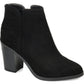 Journee Collection Women's Jessica Bootie Black Size 9 M