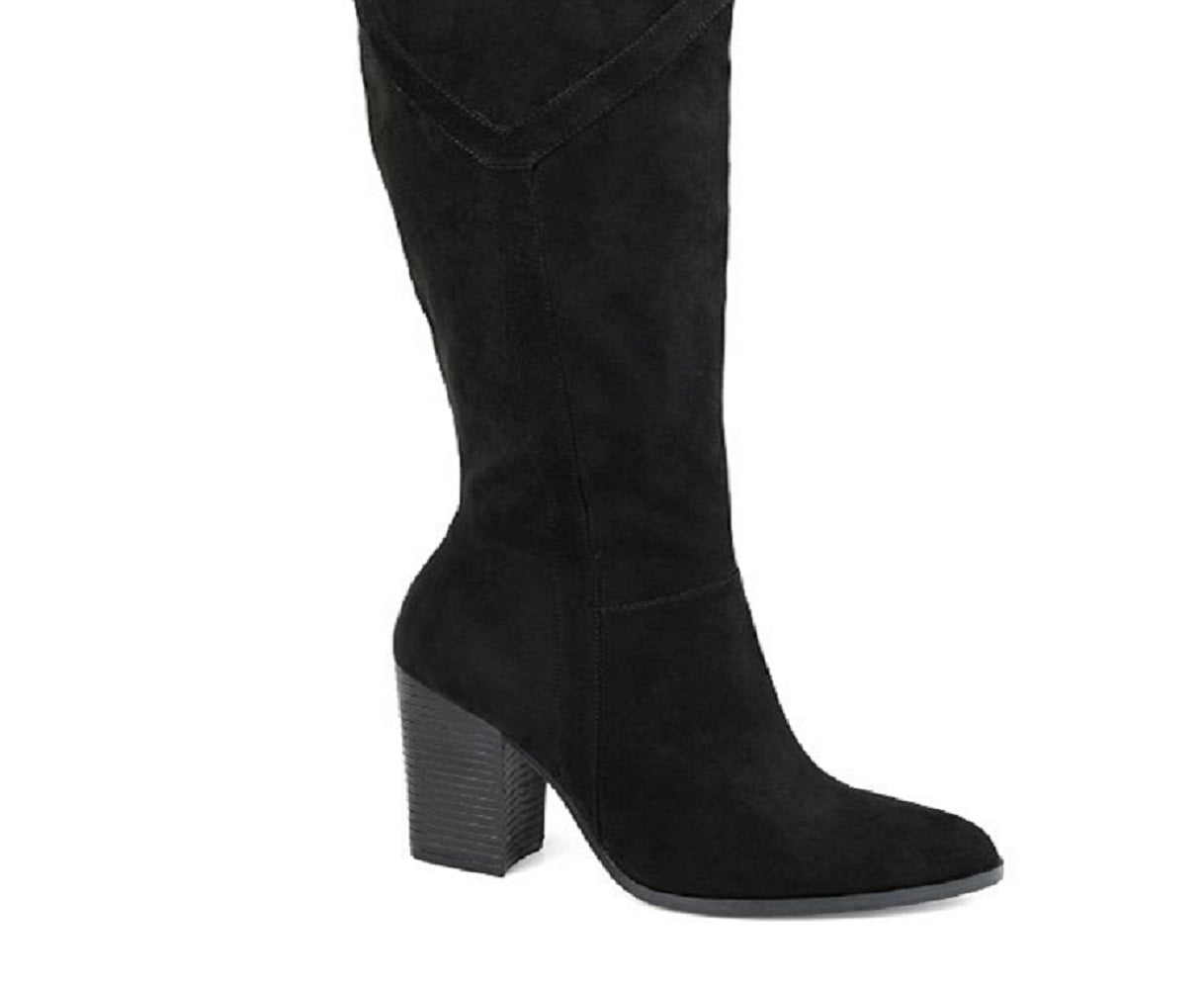 Journee Collection Women's Kyllie Wide Calf Boots Black Size 7.5M