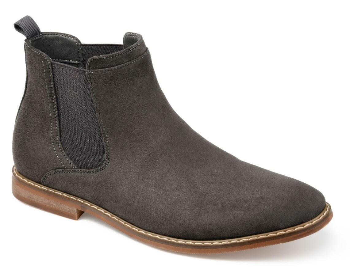 Vance Co. Marshall Men's Chelsea Boot Shoes Gray Size 8.5 M