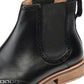 Thomas & Vine Men's Watson Wingtip Chelsea Boot Black Size 9.5M