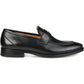 Thomas & Vine Men's Bishop Apron Toe Penny Loafer Black Size 11 M