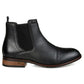 Vance Co. Men's Cap Toe Chelsea Boot Brown Size 10.5 M