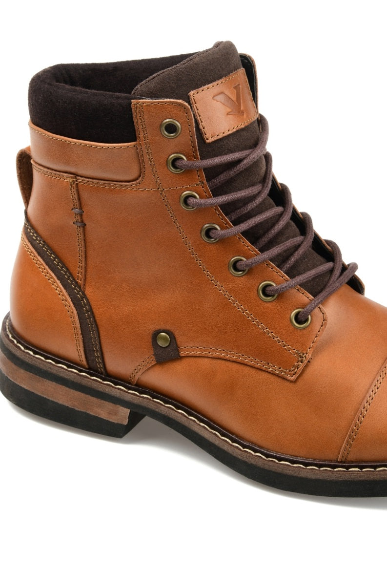 Territory Men's Yukon Cap Toe Ankle Boot Brown Size 12 M