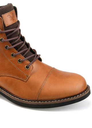 Territory Men's Yukon Cap Toe Ankle Boot Brown Size 12 M