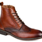 Thomas & Vine Men's Legend Wingtip Ankle Boot Brown Size 10.5 W
