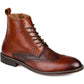 Thomas & Vine Men's Men's Legend Wingtip Ankle Boot Brown Size 9.5 W