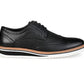 Vance Co. Men's Warrick Wingtip Derby Shoes Black Size 9.5M