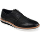 Vance Co. Men's Warrick Wingtip Derby Shoes Black Size 11 M