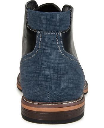 Vance Co. Men's Franco Plain Toe Chukka Boots Black Size 11 M