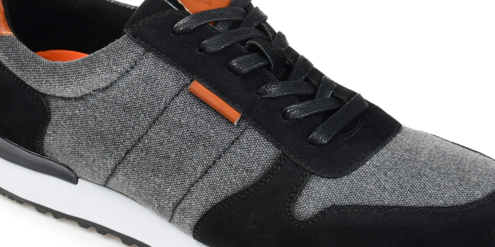 Vance Co. Men's Ferris Casual Sneakers Shoes Black Size 10.5 M