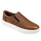 Thomas & Vine Men's Conley Slip-On Leather Sneakers Shoes Brown Size 13 M