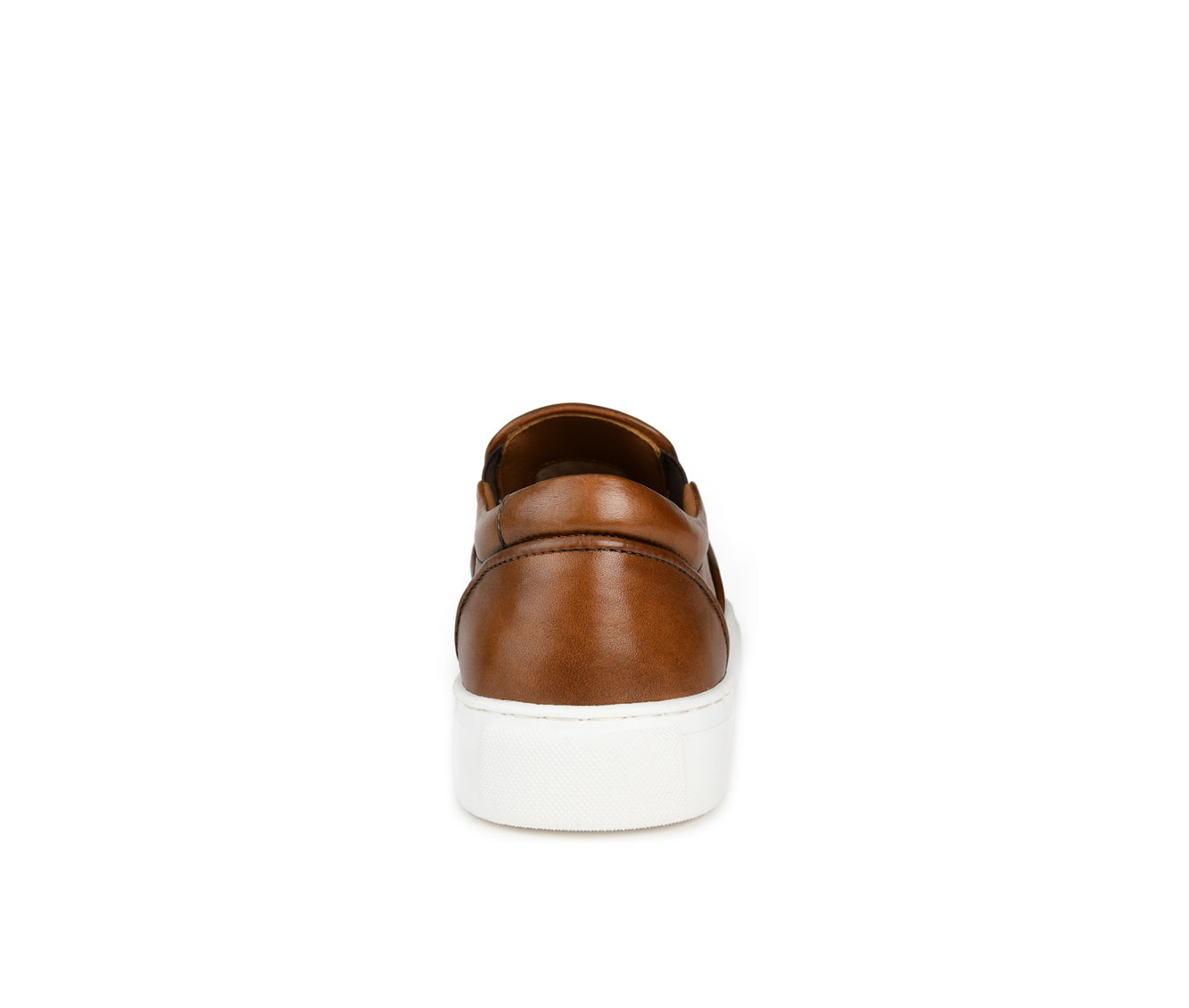 Thomas & Vine Men's Conley Slip-On Leather Sneakers Shoes Brown Size 13 M