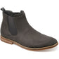 Vance Co. Men's Marshall Wide Width Chelsea Boots Gray Size 12 W
