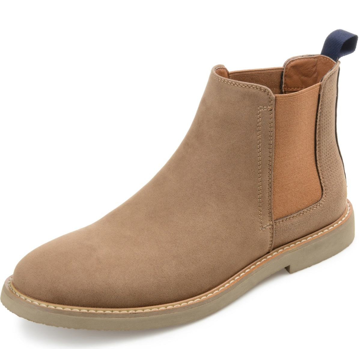 Vance Co. Men's Marshon Chelsea Boots Brown Size 9.5M