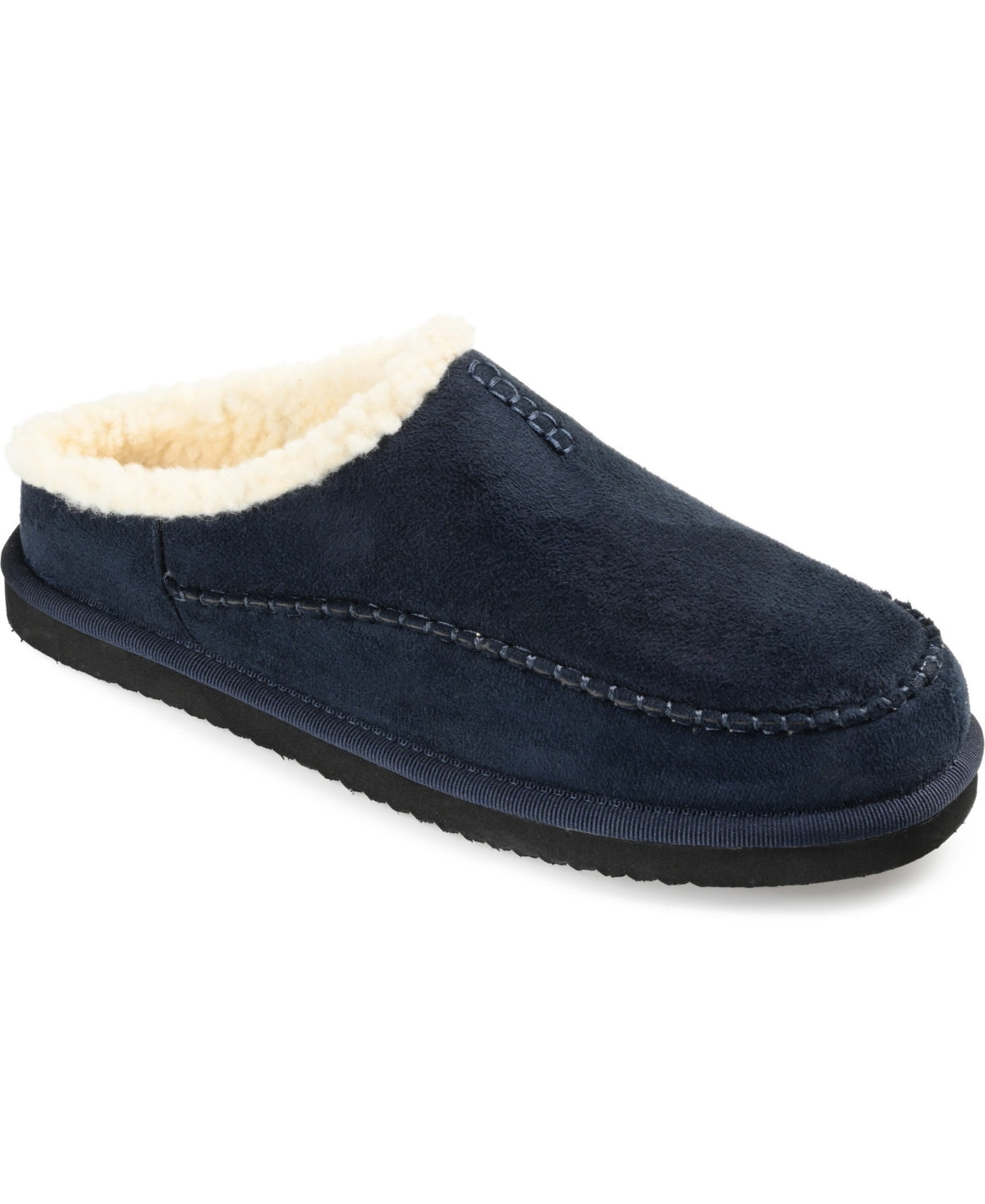Vance Co. Men's Lavell Moccasin Clog Slippers Blue Size 10 M