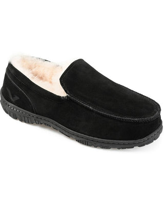 Territory Men's Walkabout Moccasin Slippers Shoes Black Size 11 M