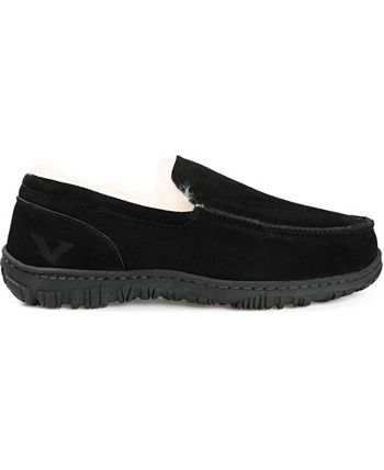 Territory Men's Walkabout Moccasin Slippers Shoes Black Size 11 M