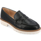 Journee Collection Women's Kenly Loafer Shoes Black Size 8 M