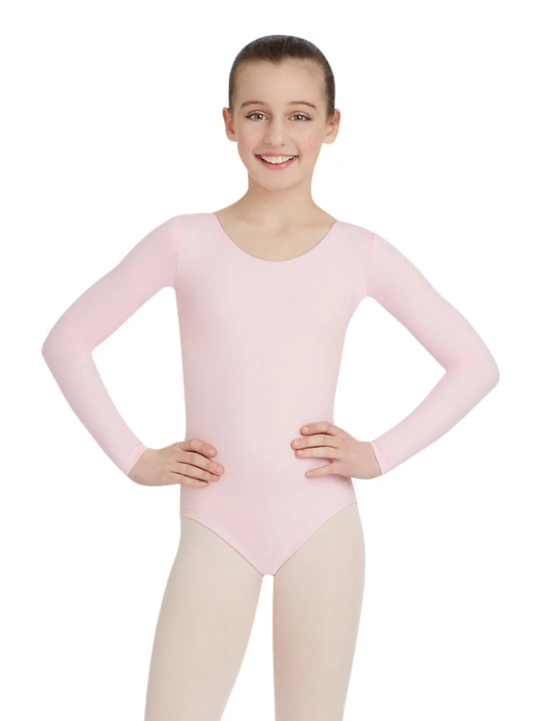Capezio Women's Long Sleeve Leotard Pink Size Small