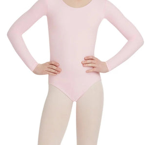 Capezio Women's Long Sleeve Leotard Pink Size Small