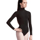 Capezio Women's Turtleneck Long Sleeve Leotard Dress Black Size X-Small