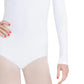 Capezio Women's Turtleneck Long Sleeve Leotard Dress White Size X-Small