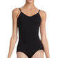 Capezio Women's V Neck Camisole Leotard Dress Black Size Large