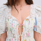 For Love & Lemons - Patchwork Violette Top