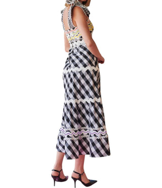 Celia B - Jade Vichy Midi Dress