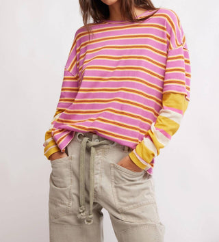 Free People - Nina Stripe Long Sleeve