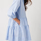Elan - Collared Tiered Dress