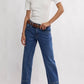 Free People - RISK TAKER MID RISE STRAIGHT JEANS