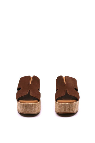 Chocolat Blu - Women's Jamie Raffia Slides