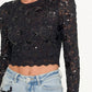 Generation Love - Safia Sequin Lace Top