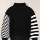 Aapparella - Checkmate Waffle Knit Sweater