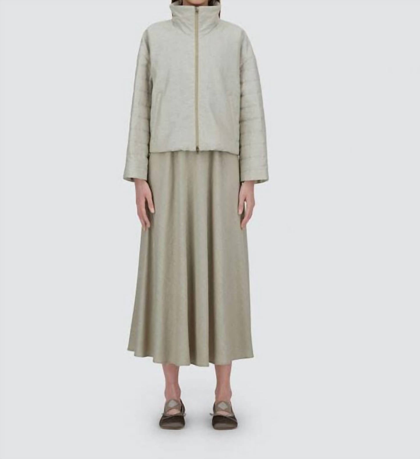 Herno - Linen Quilted Sleeve Jacket