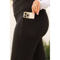 Julia Rose - Deluxe Paige Fold Over Tummy Control Yoga Leggings