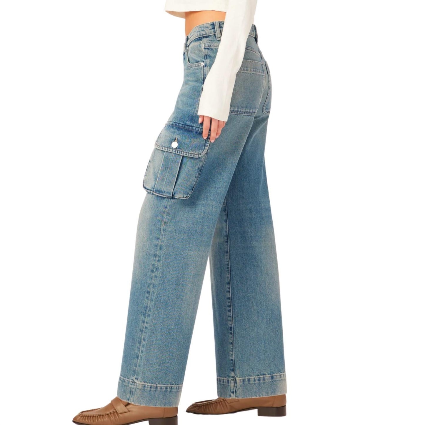 Dl1961 - Women'S - Zoie Wide Leg Low Rise Relaxed Vintage